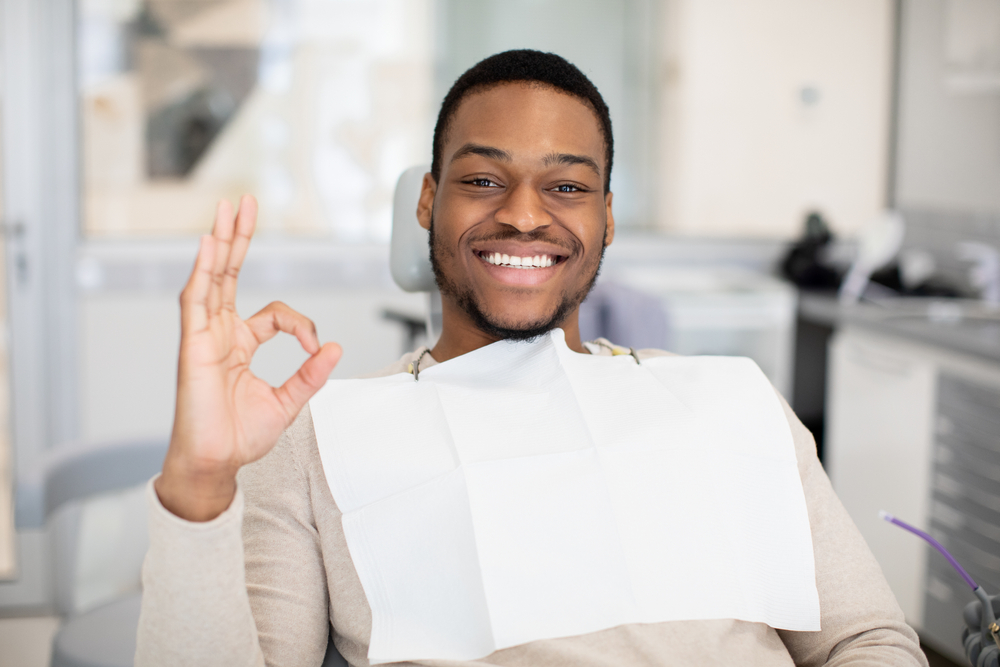 Patient Reviewing Smile Results After Prosthodontic Treatment – Prosthodontic Dentistry